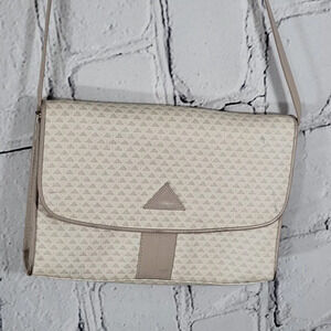 Vintage‎ 1984 Liz Claiborne Leather Crossbody Purse Handbag Tan Classic Preppy